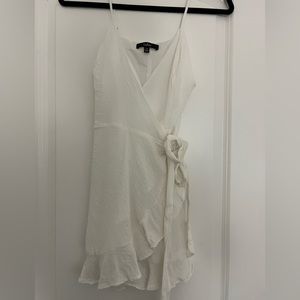 Lulus White Wrap Dress XS